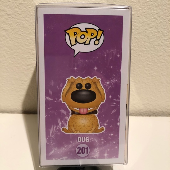 VAULTED Up! - Dug (Flocked) #201 - Hot Topic Exclusive - Picture 4 of 5